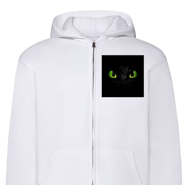 Huvtröja med Dragkedja | Zip-Hoodie för Vuxen Draktränaren How to Train Your Dragon