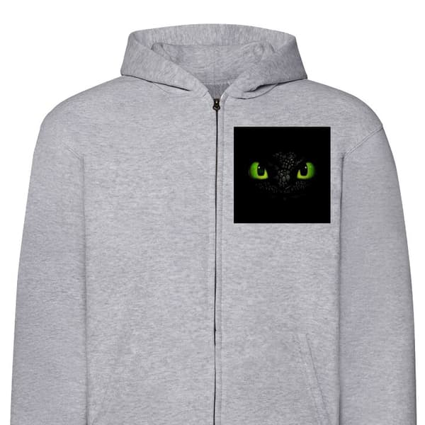 Huvtröja med Dragkedja | Zip-Hoodie för Vuxen Draktränaren How to Train Your Dragon
