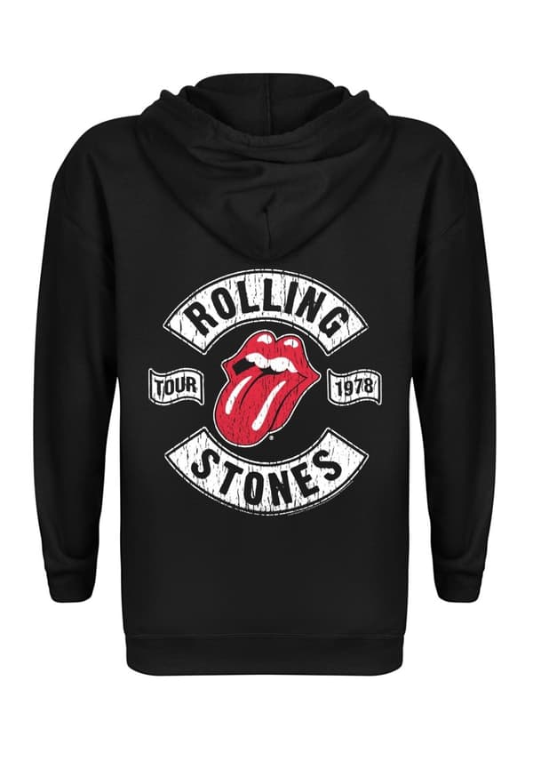 Rolling Stones Tour 1978 Vetoketjullinen Huppari