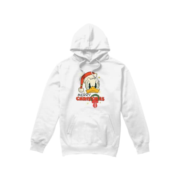 Disney Mens Merry Christmas Donald Duck Hoodie CDON