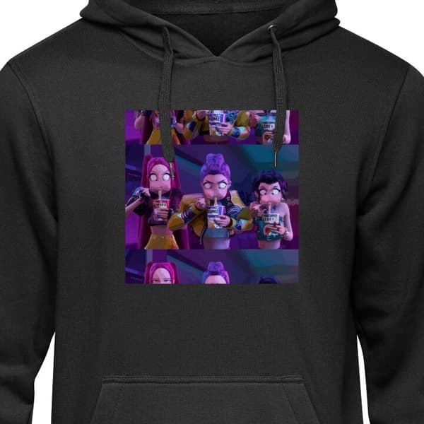 Korean Idol Demon Movie Hoodie - Anime Print Kapuzenpullover Für K-Pop Fans