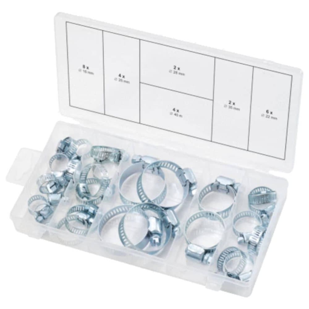 KS Tools Slangeklemmer 26 stk 16-40 mm
