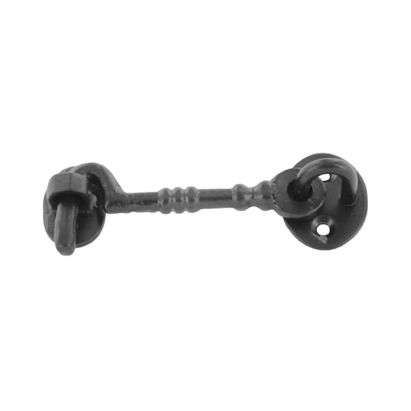 Securit Cabin Cast Hook Black 100mm