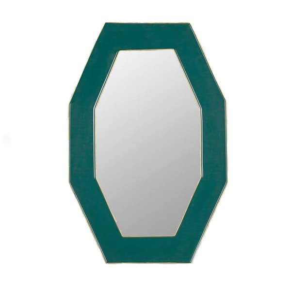 Paoletti Ottekantet vægspejl Teal One Size