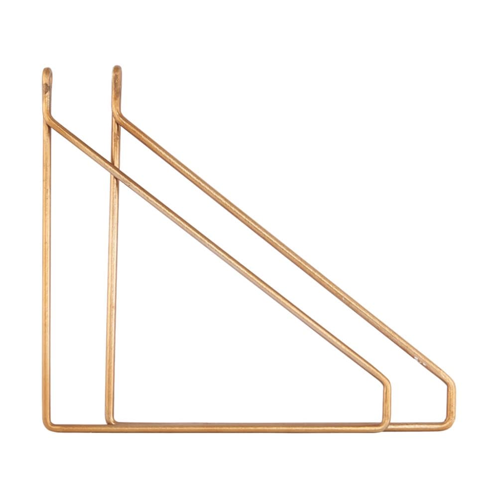 Apart Konsol 2-pack Messingbelagt 25,5x26 cm