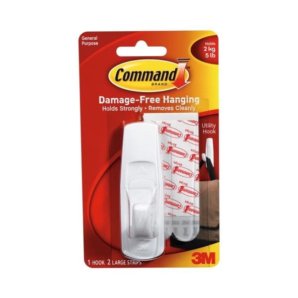 Command Utility Hook White One Size
