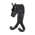 Miniatyrbillede 1 af 2: Perry Equestrian Hestehoved dobbelt stald-/vægkrog