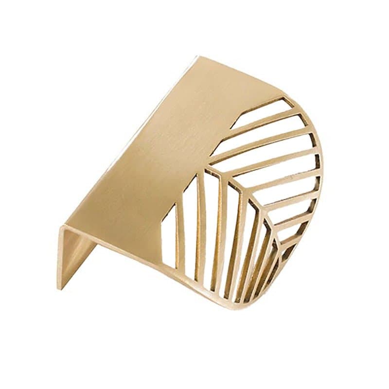 Bladformat Handtag - Guld