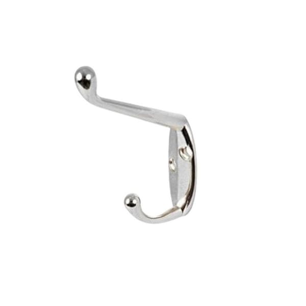 Securpak Coat Hook Silver 105mm