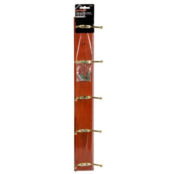 SupaHome Coat Hook Brown 12mm x 490mm x 65mm