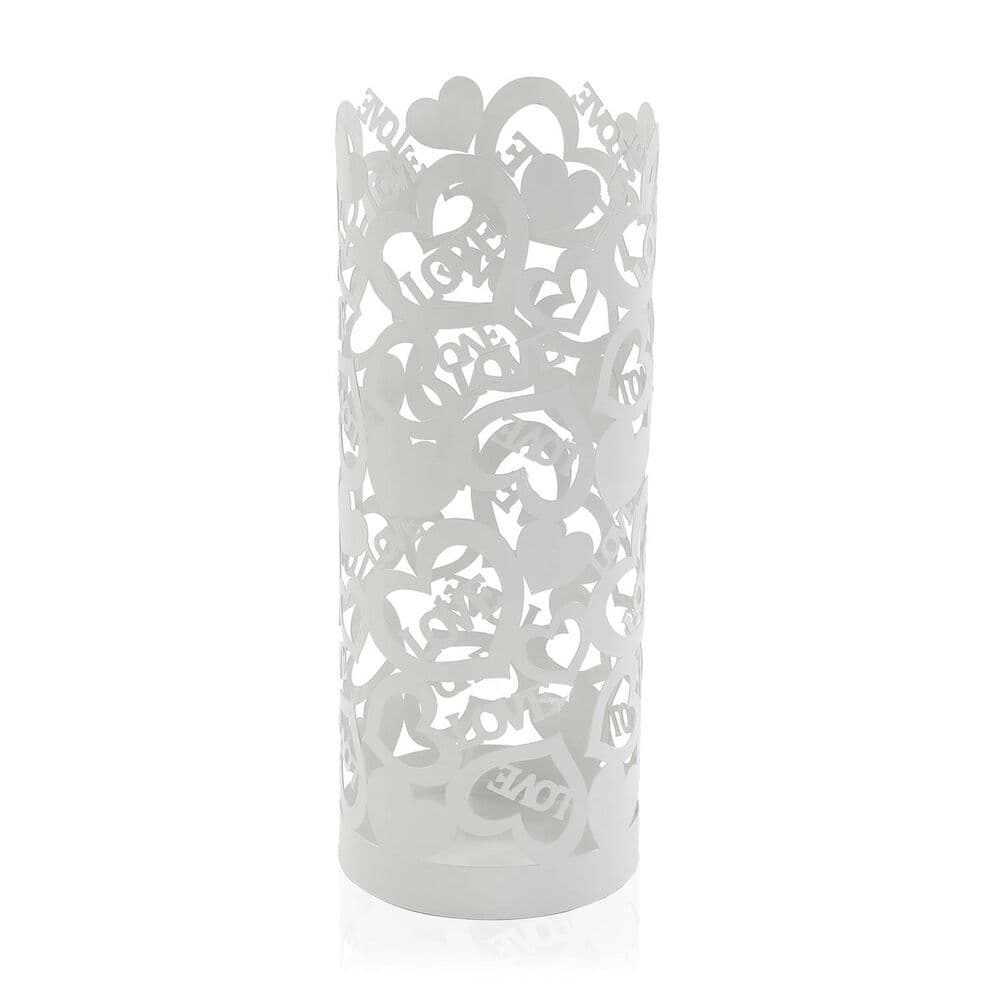 Paraplyställ Versa Cozy Vit Metall Järn (19 x 49 x 19 cm)