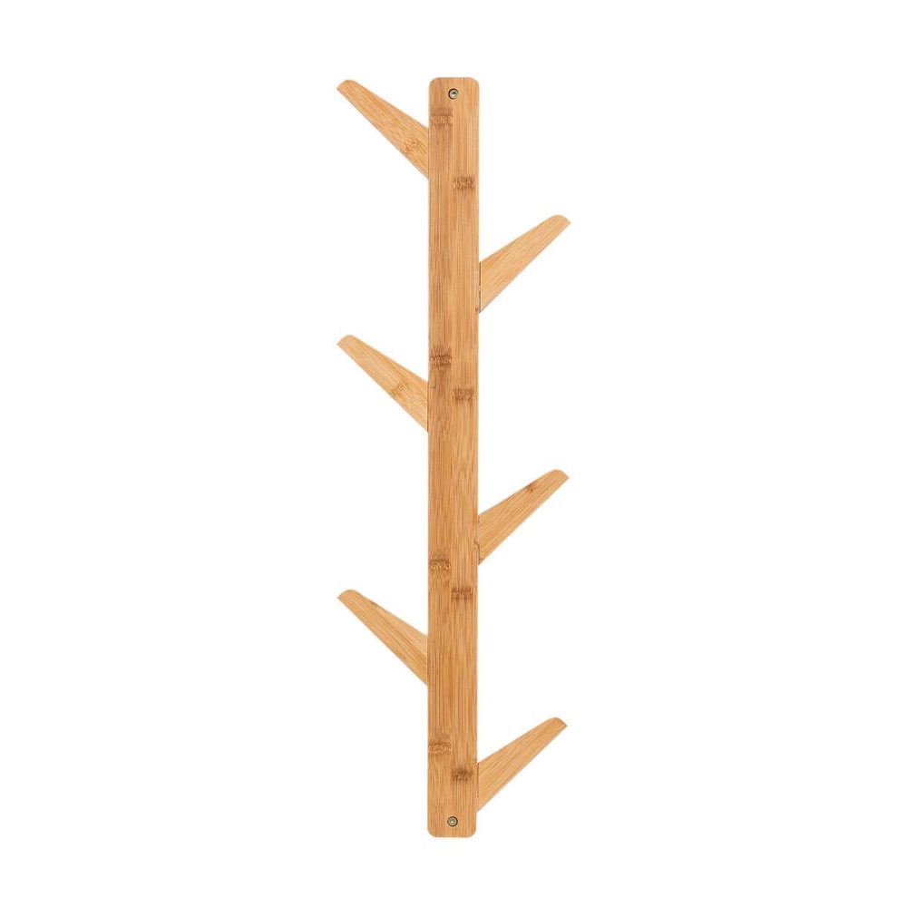 Väggmonterad Klädhängare, Bambu - 78 cm