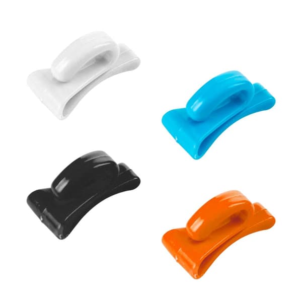4x Taskekroge - Assorterede farver