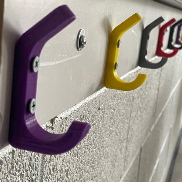 5X frakkjakke håndklekrok Svart One-size