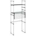 Miniatyrbillede 4 af 8: vidaXL tørrestativ til badeværelse 77x52x192 cm aluminium -  Opbevaringskroge & –stativer