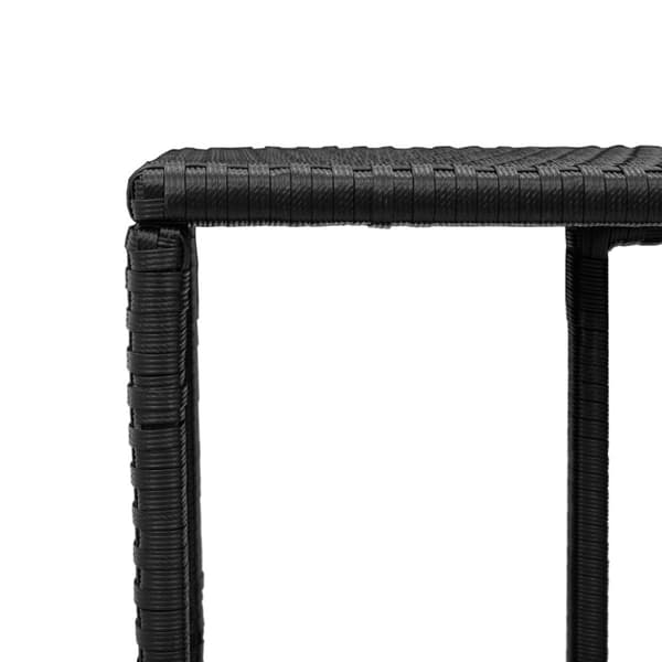 vidaXL opbevaringshylder 2 stk. polyrattan sort -  Opbevaringskroge & –stativer