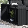 Miniatyrbillede 1 af 11: vidaXL opbevaringshylder 2 stk. polyrattan sort -  Opbevaringskroge & –stativer