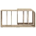 Miniatyrbillede 7 af 11: vidaXL opbevaringshylder 2 stk. polyrattan beige -  Opbevaringskroge & –stativer