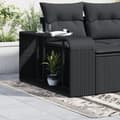 Miniatyrbillede 4 af 11: The Living Store opbevaringshylder 2 stk. polyrattan sort -  Opbevaringskroge & –stativer