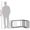 Miniatyrbillede 11 af 11: The Living Store opbevaringshylder 2 stk. polyrattan sort -  Opbevaringskroge & –stativer
