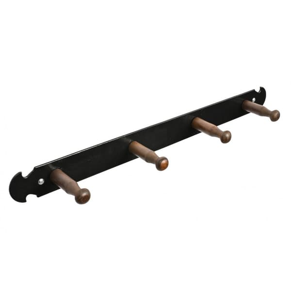 Stubbs S28477 Retro Coat Pegs Black/Brown One Size