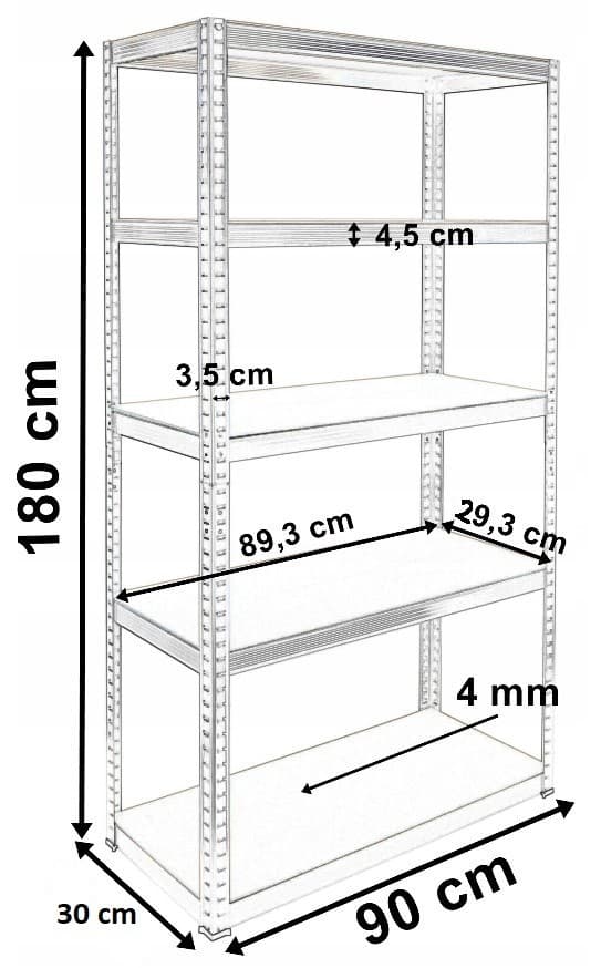 G9030 METAL Lagerhylde