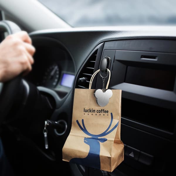 Pieni koukku autotalliin tai varastohuoneeseen 4-pakkaus