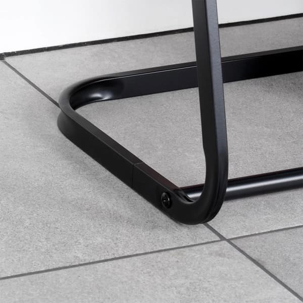 Fritstående håndklædestativ Metal Sort VILDE 58x28x86,5cm