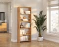 Pikkukuva 5 / 11: Kirjahylly Oak Wotan 70 CM 5 Hyllyt Kannet Lelut Loft Puinen