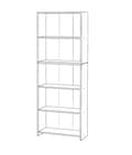 Pikkukuva 8 / 11: Kirjahylly Oak Wotan 70 CM 5 Hyllyt Kannet Lelut Loft Puinen