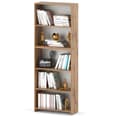 Pikkukuva 2 / 11: Kirjahylly Oak Wotan 70 CM 5 Hyllyt Kannet Lelut Loft Puinen