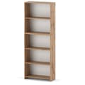 Pikkukuva 1 / 11: Kirjahylly Oak Wotan 70 CM 5 Hyllyt Kannet Lelut Loft Puinen