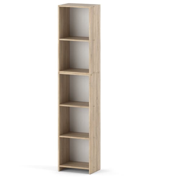 Kontorreol Sonoma Eg 40 CM 5 hylder Ståsøjle Til Stue