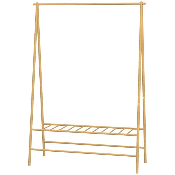 Tøjstativ, 116x43.5x160 cm, Naturtræ