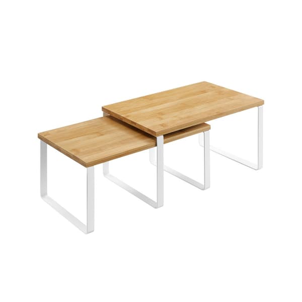 Set med 2 metallramar kryddhyllor