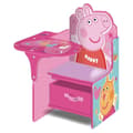 Miniatyrbild 2 av 2: Kontorsstol - PEPPA PIG - Rosa - För barn - Med förvaringslåda