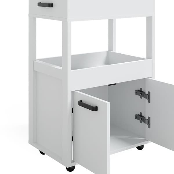 Rollcontainer Simon, 60x88.7cm, Vit, Vit, Vicco