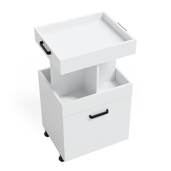 Kamber rullvagn, 50x88.6cm, Vit, Vit, Vicco