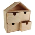 Miniatyrbild 1 av 2: Litet förvaringsmöbel - Ej specificerat - 20 x 19 x 22.5 cm - Trä - Brun - Att montera själv