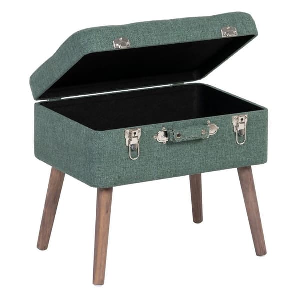 Arkku 50 x 35 x 45 cm Synteettinen kangas Puu