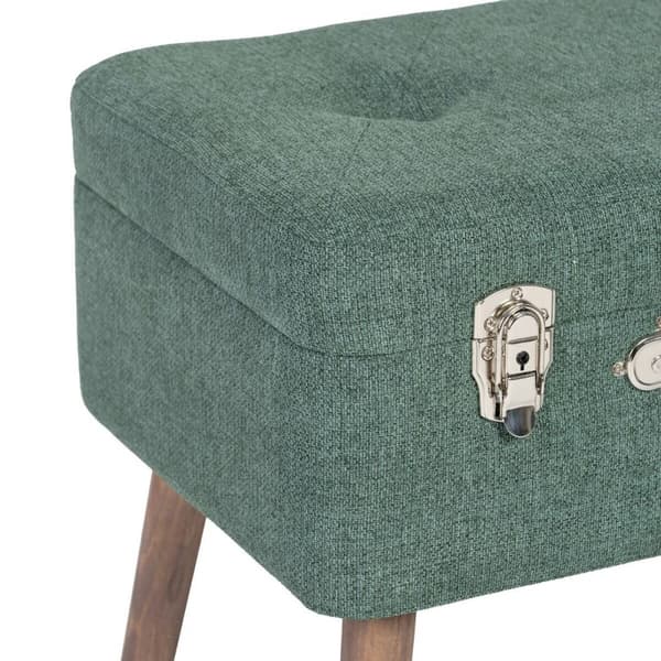Arkku 50 x 35 x 45 cm Synteettinen kangas Puu