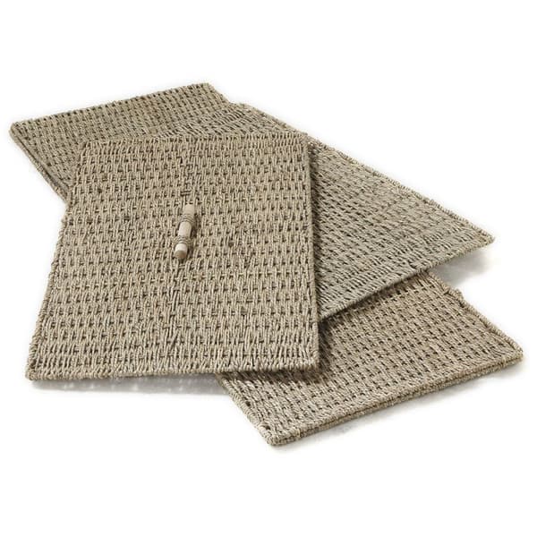 Coffre Pliable en Jonc de mer avec couvercle
