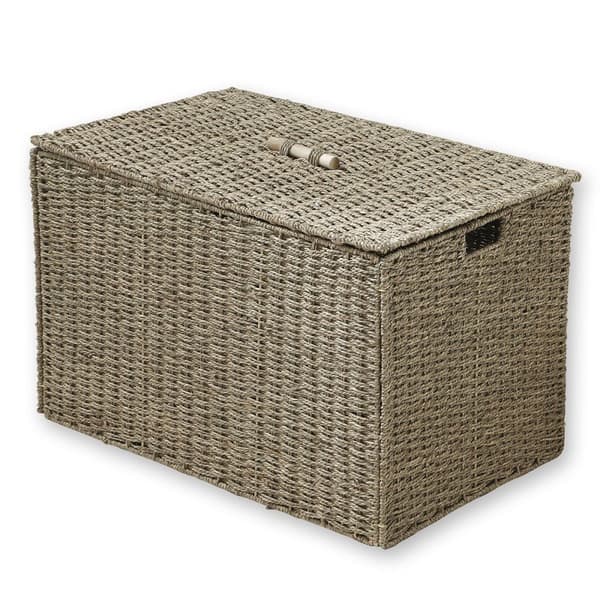 Coffre Pliable en Jonc de mer avec couvercle