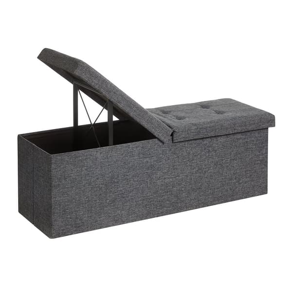 Förvaringslåda med fällbart lock - L110 cm