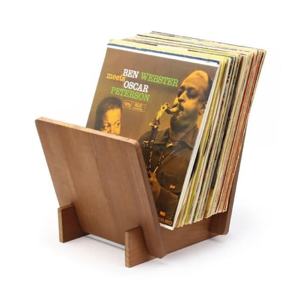 Förvaring för vinylskivor - DYNAVOX - Ljusbrun - Massiv trä - Nutida - Design
