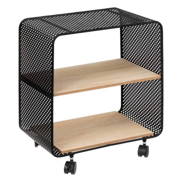 Rullvagn - 5five - 2 lådor - Svart - Metall - MDF