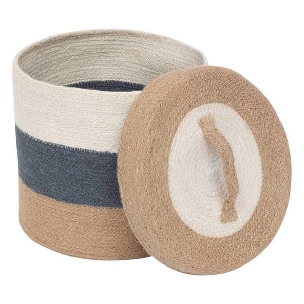 3 "Oceane" jute-korgar - Atmosphera inredningsdesign - Flerfärgad
