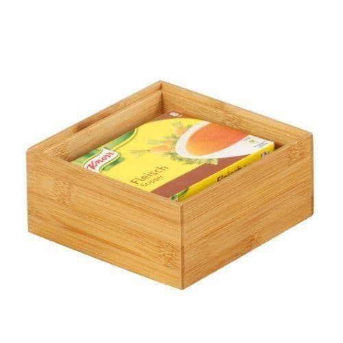 Zeller 13330 Bambu förvaringslåda 15 x 15 x 7 cm...