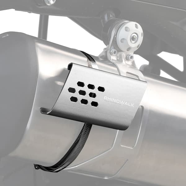 Motorsykkeleksosvarmeskjold Aluminium Anti-skoldingsbeskyttelse