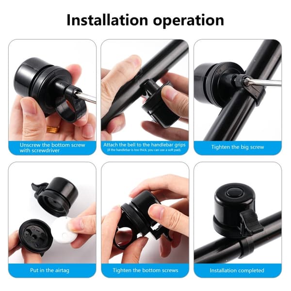 Ring Bell Cykel inkl. Anti-Lost Tracker Global Finder Smart Locator iPhone